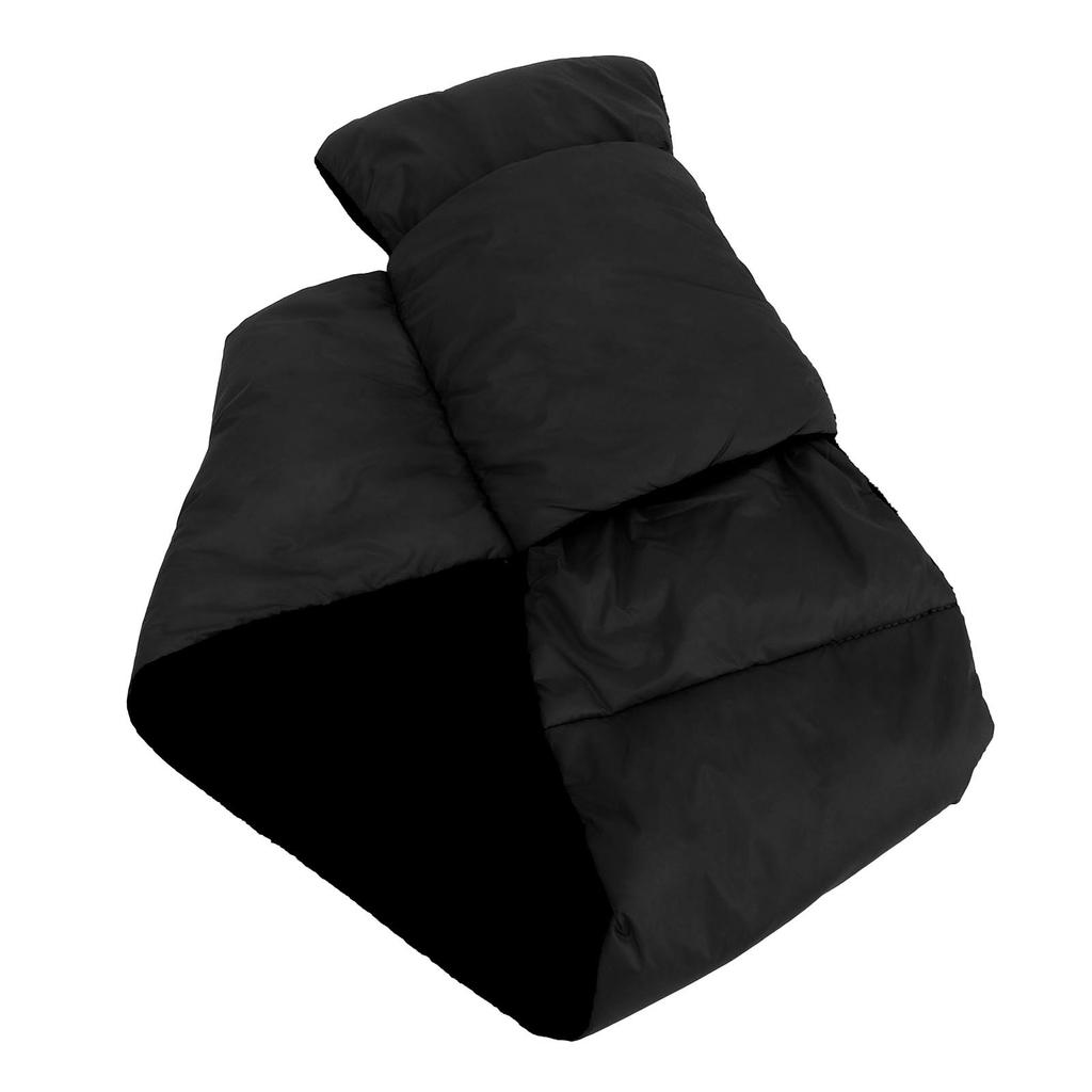 Down Scarf Ultralight Thickened Comfortable Winter Down Scarf for Men Women Hiking Climbing Black