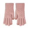 Thick Warm Knitted Gloves Windproof Touch Screen Winter Gloves for Riding Skiing Men Women Keep Warm Mittens