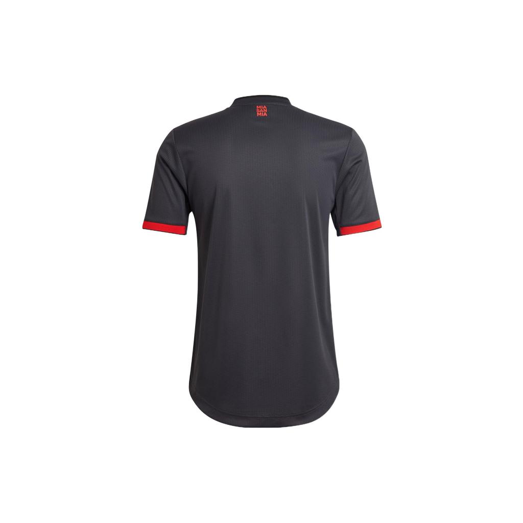 Adidas Джерси FCB 3 AU с буквенным логотипом и гербом Баварии Мюнхена, мужские спортивные топы с теплопередачей, темно-небесно-серые H39910