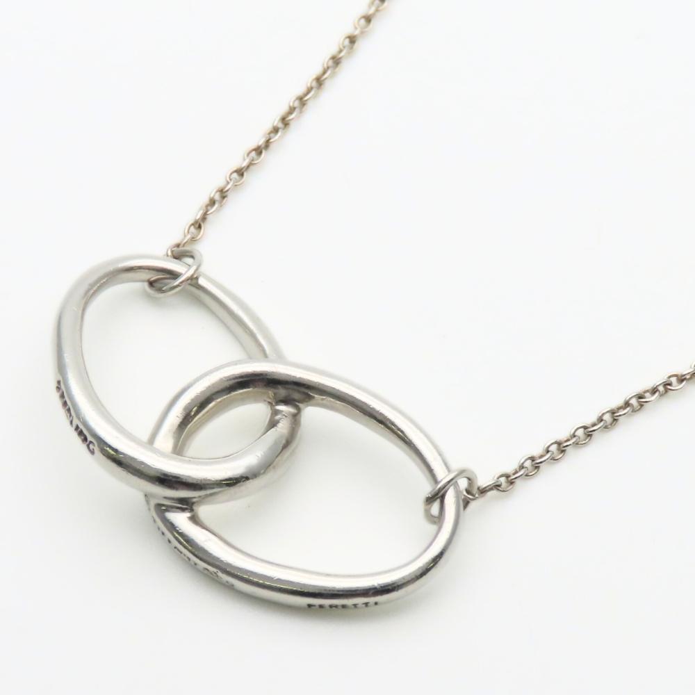 Used TIFFANY&Co. Necklace Double loop Silver925 8.0g Silver El Saperetti