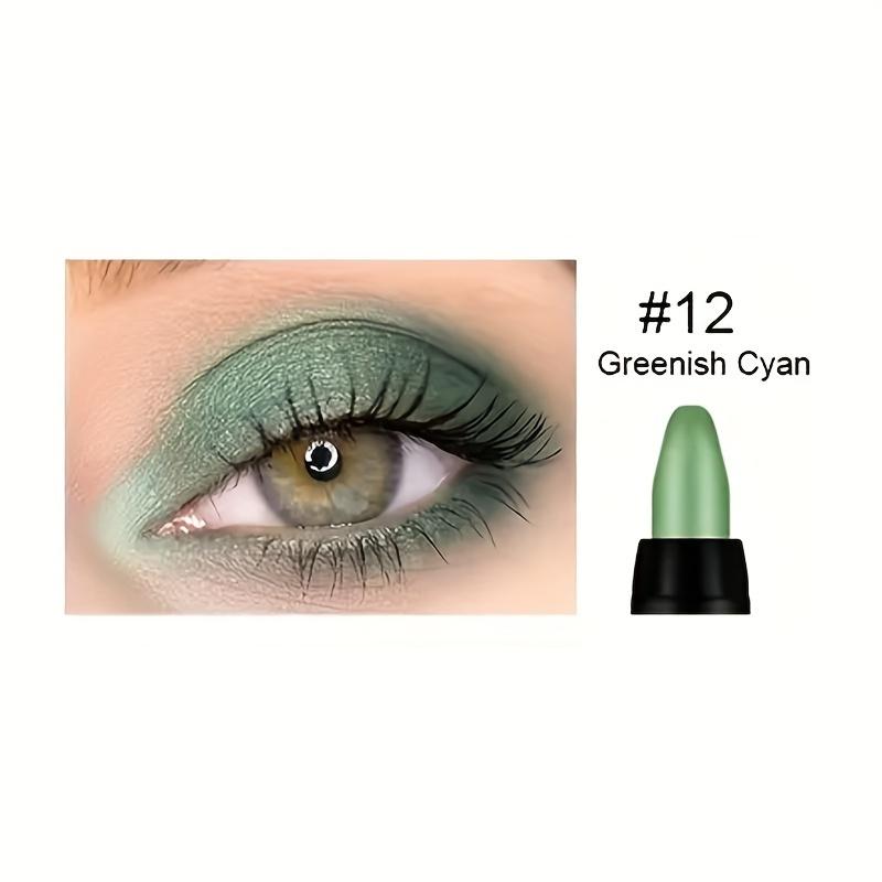 Многоцветный блестящий карандаш для век с перламутровым хайлайтером Матовый водостойкий карандаш для век с блестками