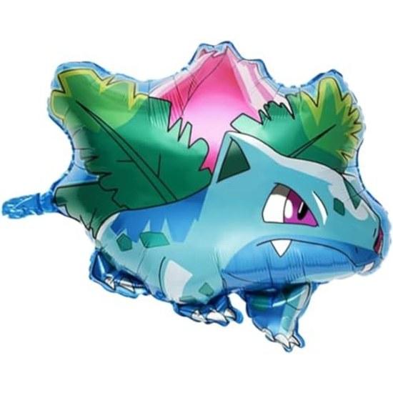 Classic Pokémon Aluminum Balloon Set 6 Pieces - Vivid 3D Character Shapes Party Decoration Durable Foil Material