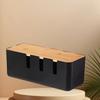 Power Line Wire Management Organizer Cable Management Box Multifunction Plug-in Board Case