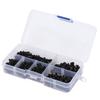 300pcs M3 Cross Round Head with Washer Carbon Steel Screw Bolt Assortment Set