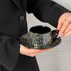Подарочная коробка для ретро-кофейной чашки Jinyun, керамическая подарочная чашка, сувенир, легкая роскошь, цветы, высококлассная чашка, блюдце, подарок
