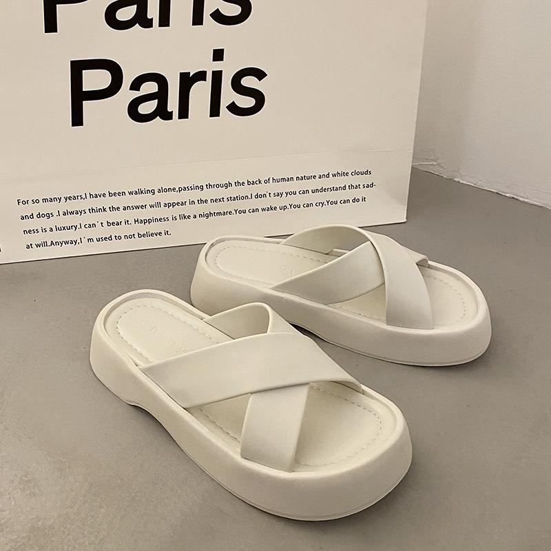 2025 New Gladiator Summer Sandalias Fashion Platform Shoes Woman Flats Elegant Open Toe Slippers Comfort Beach Slides Women Shoe