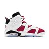 Детские кроссовки Air Jordan 6 Retro GS Carmine 2021 Белый Черный 384665-106