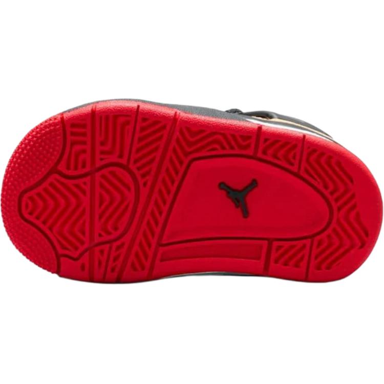 Кроссовки Air Jordan 4 Retro TD Pizza для малышей, бежевые, кунжутные, белые IH2095-200