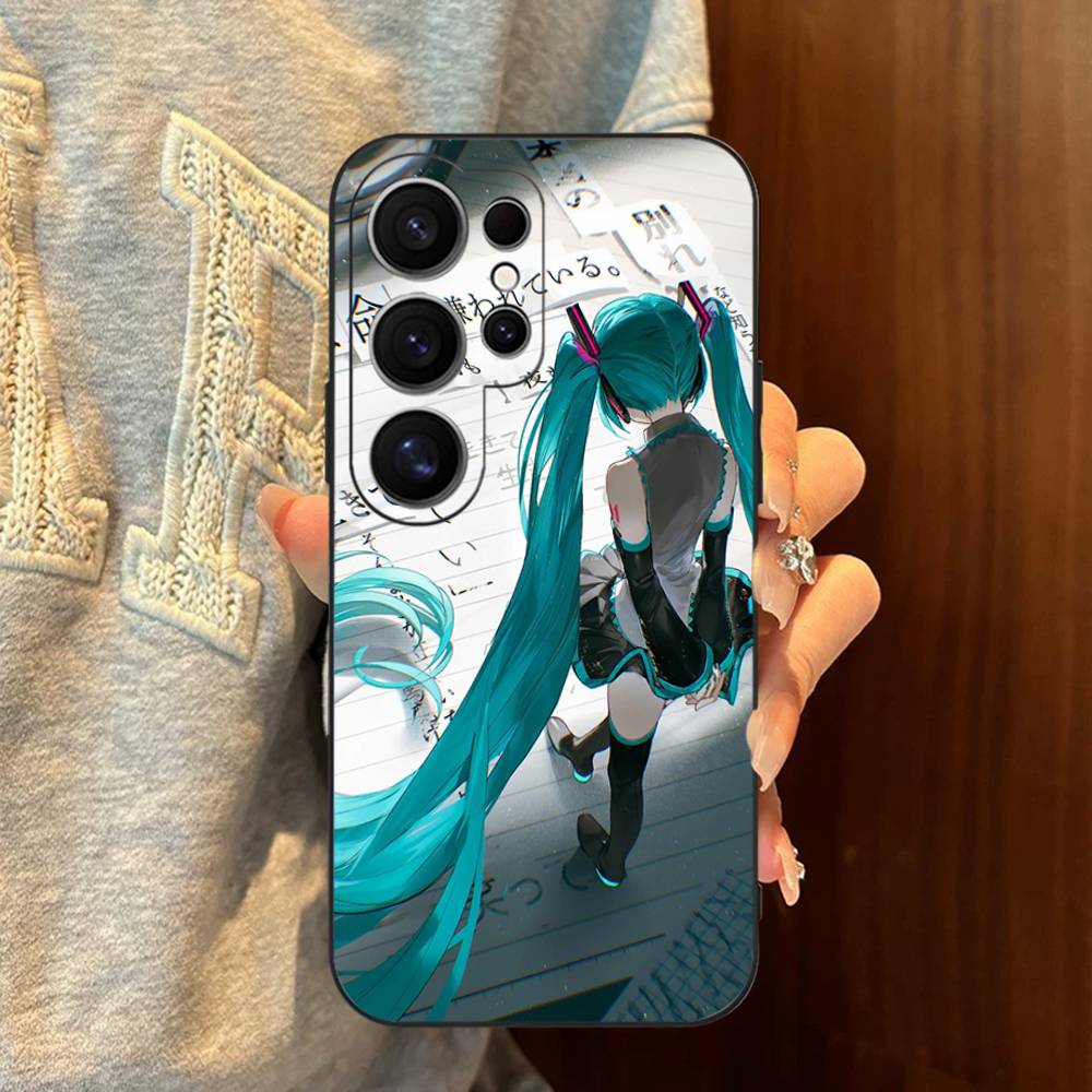 Popular Singer M-MikuS Cute Phone Case For Samsung S 24 fe 25 Ultra plus 20 lite 21 30 22 23 24 22 Ultra 5G Fundas