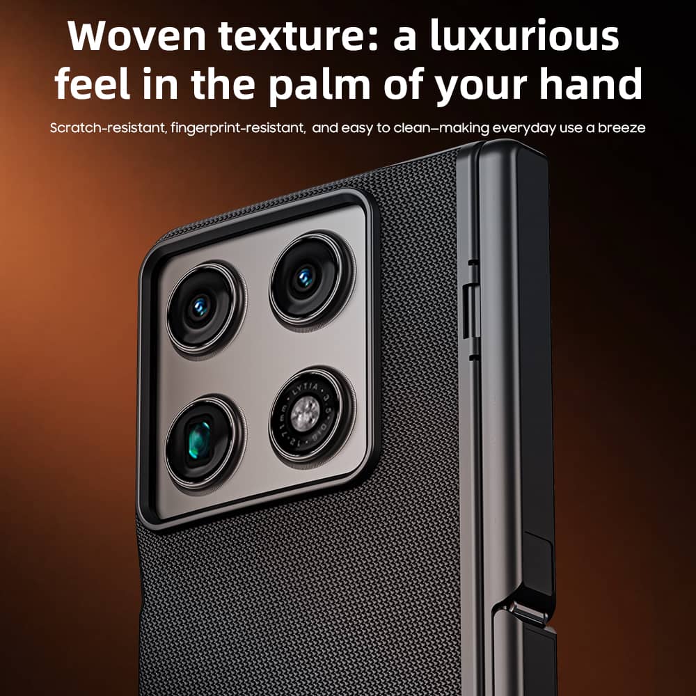 WEFOR Чехол для Motorola Razr Fold, Ударопрочный Тонкий Чехол с Защитой Шарнира, Скрытая Подставка, Встроенная Защитная Пленка для Экрана