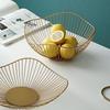 Железная фруктовая корзина Контейнер для фруктов Чаша Домашняя креативная корзина для сушки Дисплейная корзина Стол Поднос для хлеба и закусок Хранение закусок
