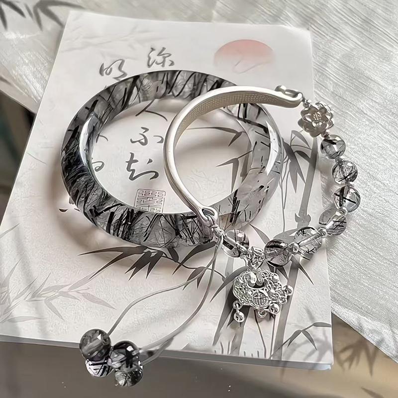 2 шт. Изысканный китайский стиль кисточки браслет для женщин девочек универсальный старинный стиль браслет ювелирные изделия аксессуары подарки