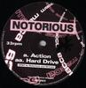 12-дюймовая пластинка NOTORIOUS - Action / Hard Drive MC003 Macca 1997 UK Dance & Electronica Б/У