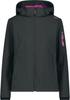 Jacket CMP Softshell Jacket Zip Hood Women (39A5006) Women's Softshell Jacket with Detachable Hood (39A5006) Anthracite/festival