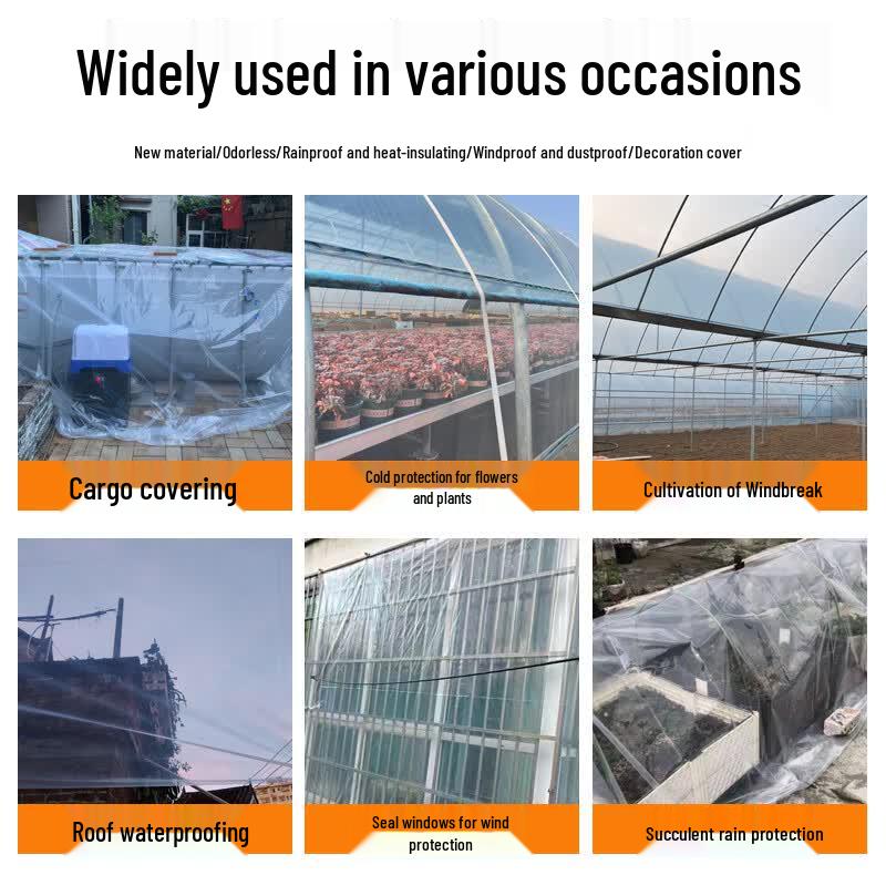 YUANXING Heavy-Duty Clear Plastic Sheeting