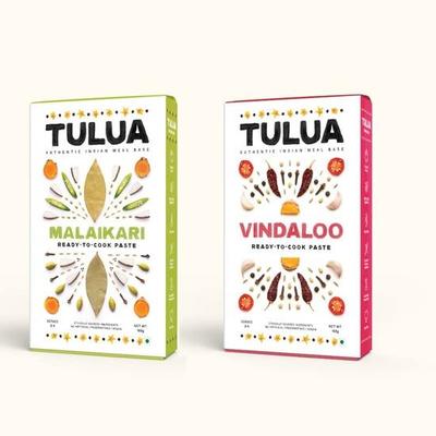 Тулуа Малайкари + Виндалу Паста для приготовления | Кулинарная паста | 1 упаковка на 4-6 порций | Без консервантов | 2x160 г