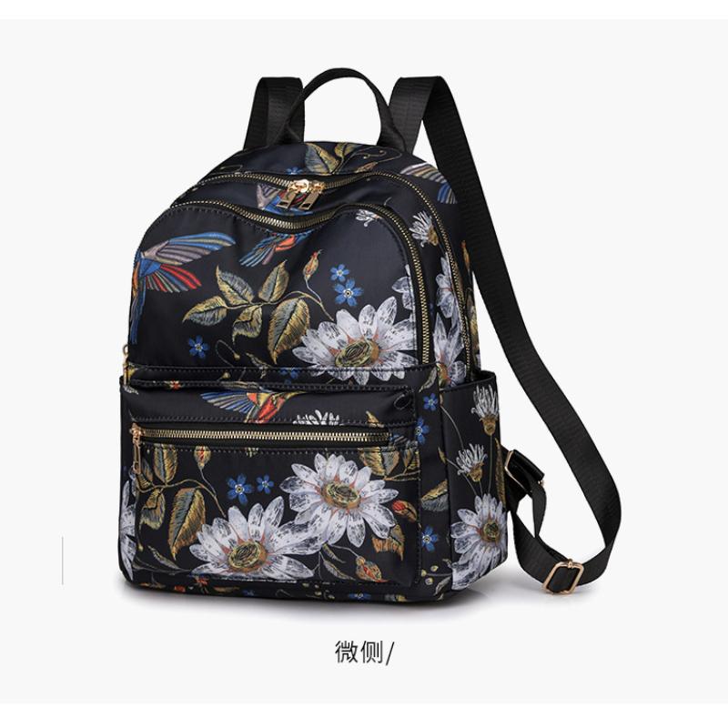 Модный рюкзак Sweet Cherry Butterfly из мягкой нейлоновой ткани, женская сумка через плечо, симпатичная универсальная школьная сумка для девочек-подростков, рюкзак для отдыха на природе и путешествий