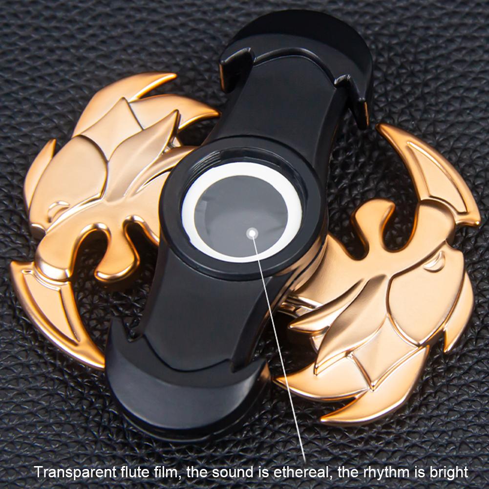 Спиннер Kazoo, вращающийся простой инструмент Kazoos из алюминиевого сплава, маленький музыкальный инструмент Kazoo, подарки для любителей музыки