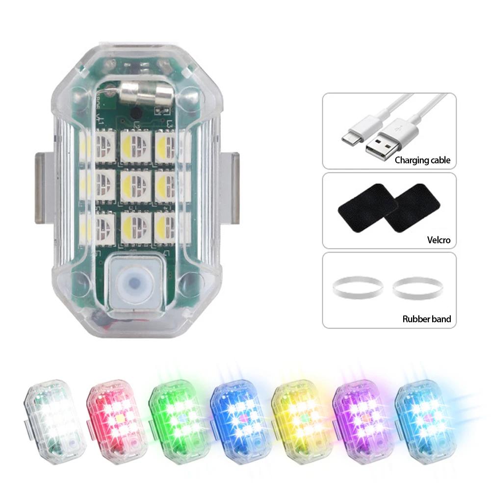 Мотоциклетный стробоскопический фонарь с беспроводным дистанционным управлением для автомобиля, светодиодный фонарь для предотвращения столкновений, водонепроницаемый фонарь для велосипеда