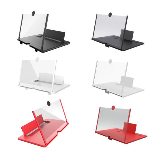 10/12/14/16/18-Inch Phone Screen Magnifier Foldable Phone Holder with Screen Enlarger Amplifier Movies Videos Smartphone Screen Magnifying Projector