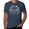 Deaths Head Moth Tshirt Retro Style Print Casual Top