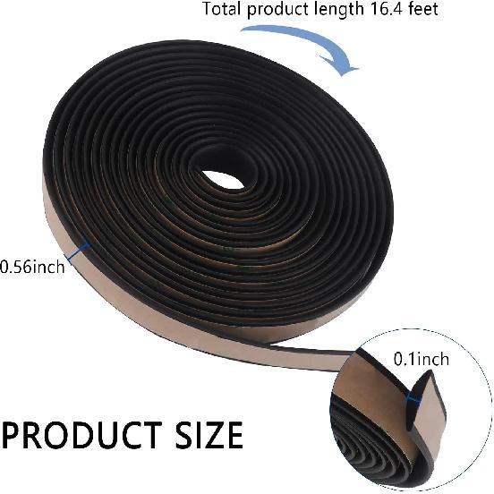 Car Windshield Seal Strip,Flexible Rubber Seal Strip Sunroof Sealing Strip,Multifunctional Car Weather Stripping for Front & Rear