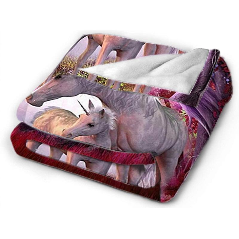 Одеяло с принтом Удобное мягкое одеяло для разговора на диване