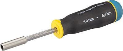 Динамометрическая отвертка HAZET, Черная, 1/4 дюйма (6.3mm) Держатель бит [Официальный японский импорт] 6001-5.4/3