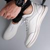 New men's little white shoes genuine leather breathable trend men's leather shoes youth sports hundred towers casual lace-up Korean version trendy