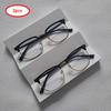 2pcs/Set Anti Blue Light Blocking Glasses For Men Women Fashion Semi Rimless Computer Eyewear Trendy Office Outdoor Accessory