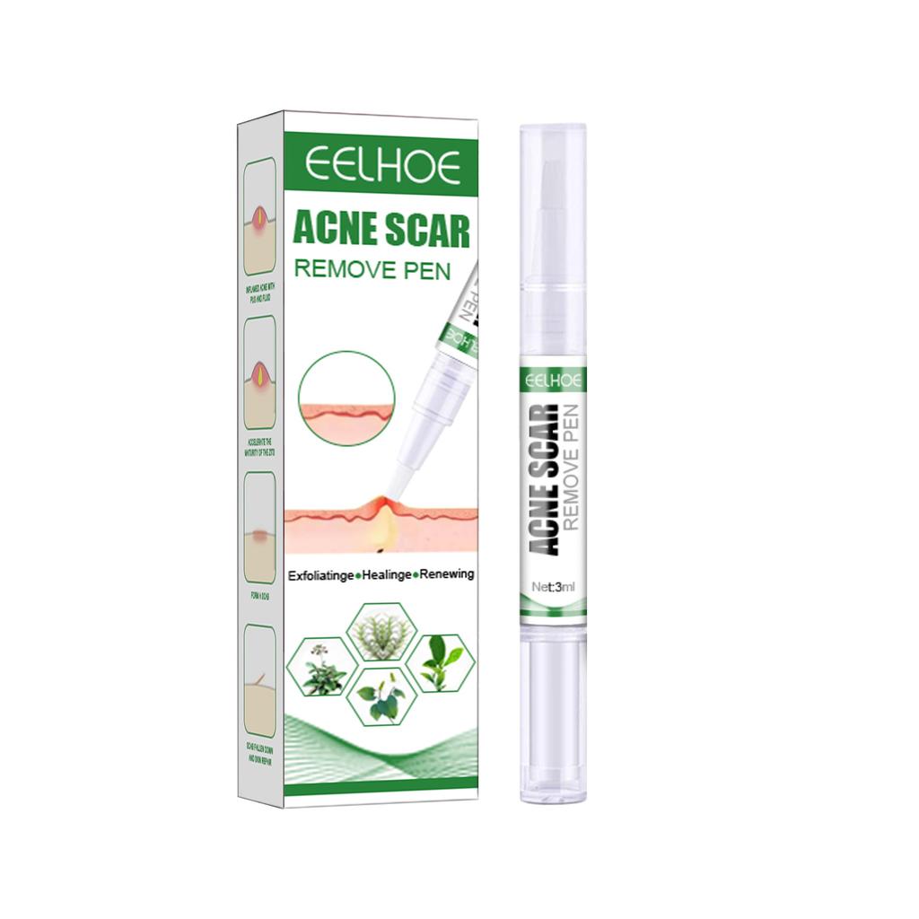 EELHOE Herbal Acne Removal Pen Oil Control Anti-Acne Gel Treatment Acne Mark Skin Care Whitening Eliminate Pimples Facial Cream