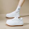 Women's White Shoes New Spring Versatile Casual Ins Fashion Shoes Thick Bottom Fashion Sneakers