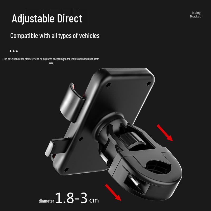 360° Rotating Shockproof Phone Holder for Bikes & Motorcycles