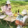 OEING Portable Outdoor Folding Table and Chair Set