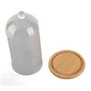 Clear Glass Jar Dome Cover Decorative Clear Glass Dome Cloche Bell Cover Fresh Flower Glass Cover
