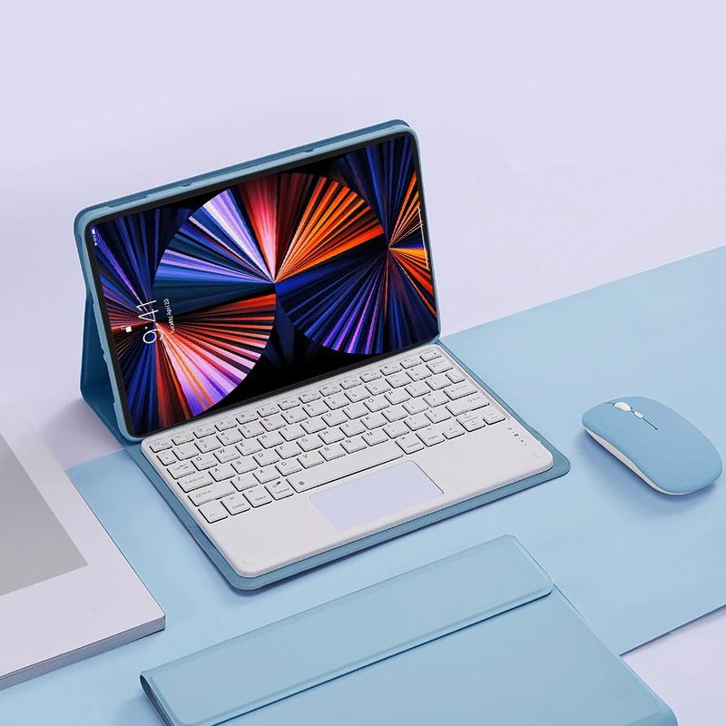 Чехол для Xiaoxin Pad Pro 12.7 TB375FC с крышкой-клавиатурой и тачпадом для Idea Tab Pro, чехол для планшета Teclado Funda