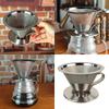 Кофеварка-дриппер из нержавеющей стали для ручного заваривания кофе, чашка-фильтр из нержавеющей стали, ручной кофейный фильтр для домашнего использования
