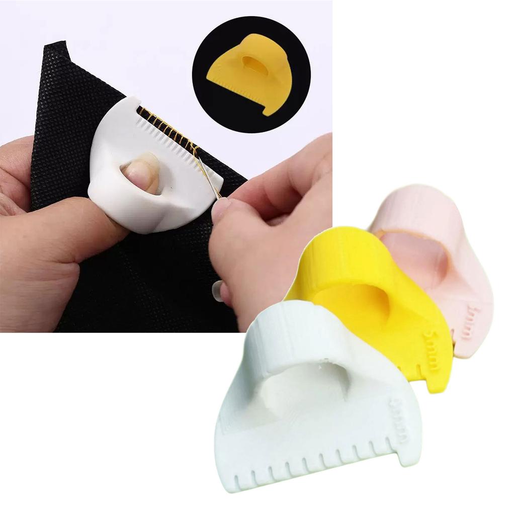 3Pcs Sewing Template Ruler Finger Sewing Ruler Quilting Stitching Aid For Fabric Measuring Quilting Sewing Craft Project