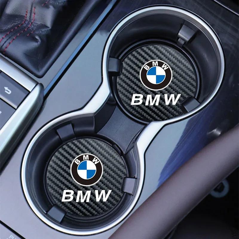 For BMW E46 E90 E60 F30 F10 E39 E36 F20 G30 G20 E87 E92 E91 E30 F11 Sticker Car Interior Water Cup Groove Sound Insulation Pad DES3