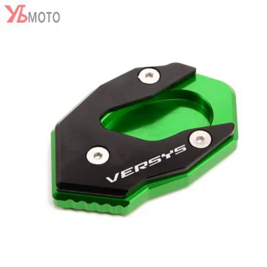 Kickstand Foot Side Stand Extension Pad Support Plate For KAWASAKI Versys1000 VERSYS 1000 SE VERSYS X300 VERSYS X250 Accessories