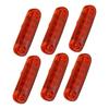10-Pack RED LED Side Marker Clearance Lamp Heavy Truck Lighting led marker lights trailer, 12V Trailer Marker Light Red LED Trailer Lights Marker