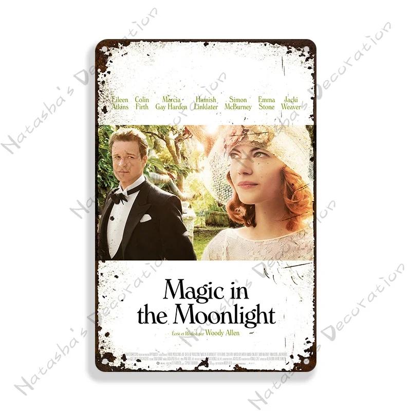 Woody Allen Movie Director Metal Plate Rusty Metal Signs Decorative Plate Metal Plaque Wall Tin Sign Man Cave Club Wall Decor