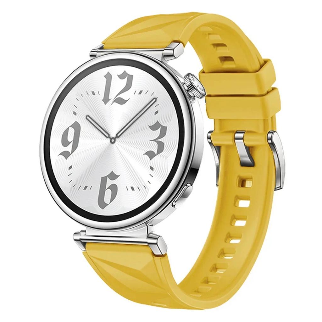 Новый силиконовый ремешок для Huawei Watch GT5/GT4 41 мм, официальный цвет, узор «Ледяной кристалл», браслет для Huawei Watch GT5 Pro 42 мм