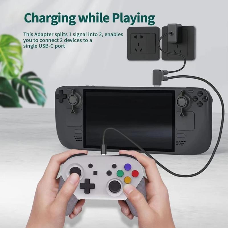 90/180 Degree U-shaped USB 3.1 Type C Male to Female Adapter 4K60HZ 10Gbps Fast Charging USB C Charging Converters