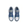 Детские кроссовки Air Jordan 1 Low GS True Blue Cement Cement-Grey White 553560-412