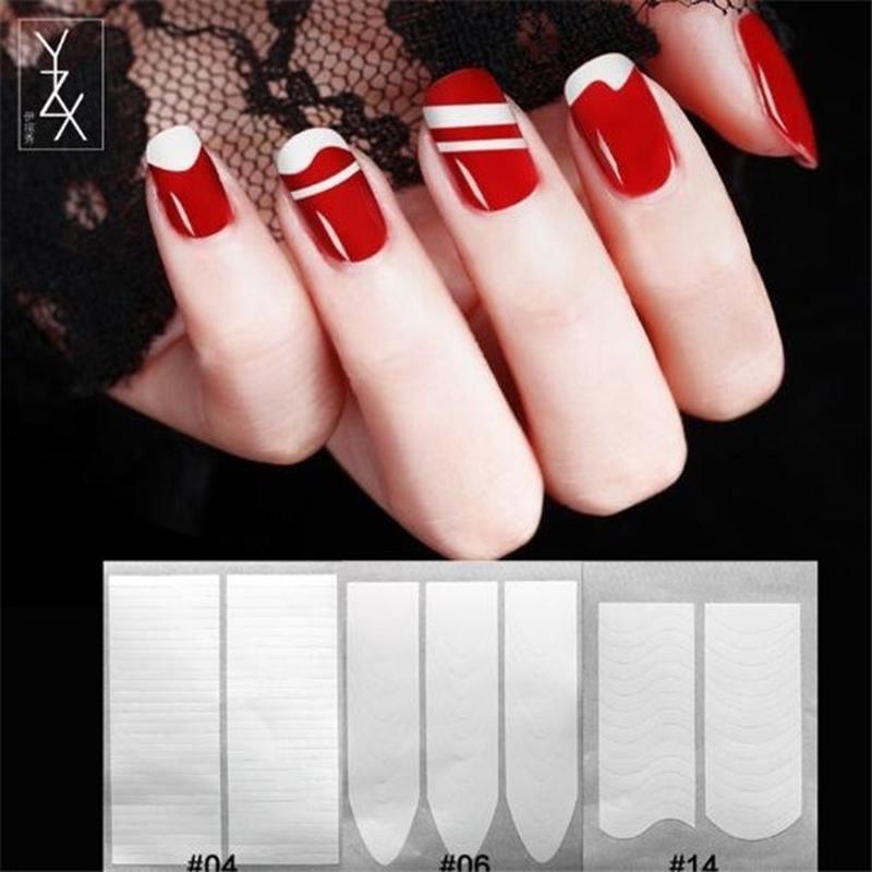 Трафарет для маникюра, трафарет для французского маникюра 24 листа