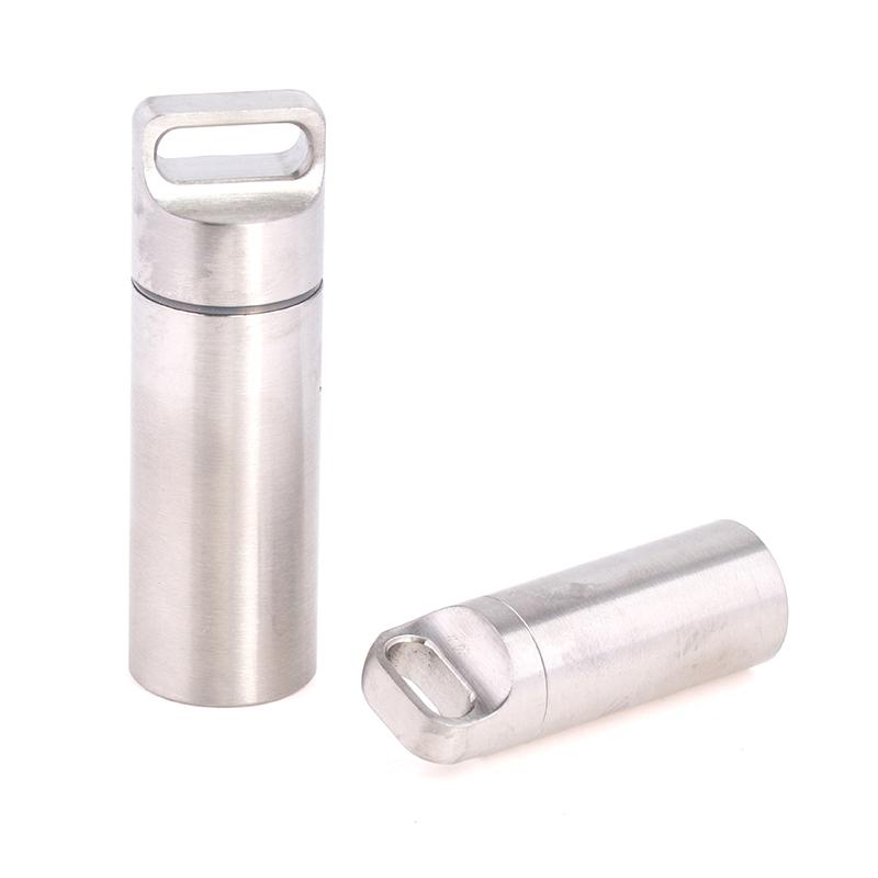 Титановый мини-водонепроницаемый контейнер для таблеток, портативный контейнер для таблеток, чехол для хранения таблеток