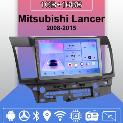Автомобильное радио Android Auto Carplay для Mitsubishi Lancer 2008-2015, мультимедийный проигрыватель, головное устройство, стерео, GPS-навигация, BT WIFI 1+16 ГБ