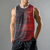 Мужская мода принтованный спортивный повседневный жилет без рукавов