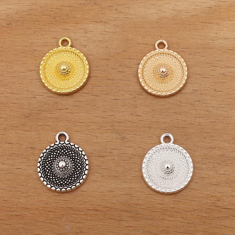 DIY Accessories Handmade Material 18 * 15mm Straw Hat Pendant (09734)